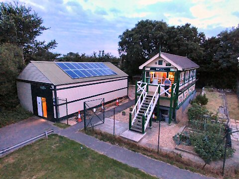 Barnham Signal Box and the Goods Shed