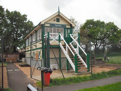 Barnham Signal Box close to completion